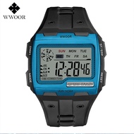 WWOOR Men Watch Waterproof Chronograph Newest Original Sports Watches For Men Wristwatches Jam tangan lelaki For Man- 601