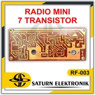 PCB Radio Mini 7 Transistor RF-003