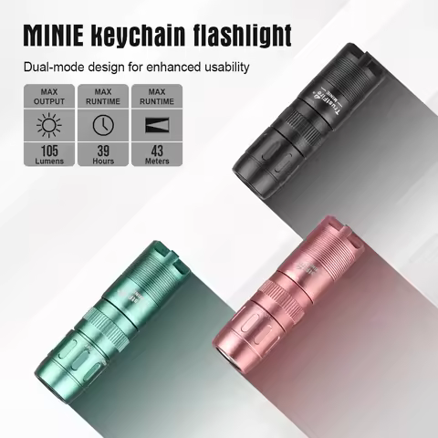 Trustfire MINI-E EDC Magnetic Mini Flashlight LED Rechargeable Mini EDC Keychain Flashlights Outdoor
