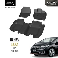 3D KAGU Car Mat Honda Jazz / Fit GK (2014 - 2020)