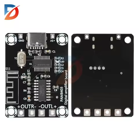 Class D Bluetooth Digital Power Amplifier Board XH-A155 DC5V Mini PAM8403 Ultra-clear 5W+5W Amplifie