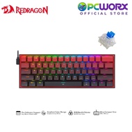 Redragon K617GBR FIZZ RGB Gradient Black Red Blue Switch