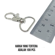 Pengait tali tas tali id card 2cm / cantelan tas selempang /pengait tas selempang(ISI 100PSC)