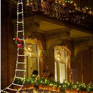 1.7m/5.58ft/3m/9.84ft Christmas Decoration Ladder Lights - Christmas Fairy Lights, Christmas Ladder 