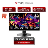 MSI MPG 272URX QD-OLED 26.5" | 3840X2160 | 0.03MS | UHD | 240HZ | QD-OLED | HDR | G-SYNC | FLAT |3YW