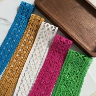 Cotton lace, cotton thread, 12 colors, sewing accessories, size 3cm to 8cm (5 meter cord)