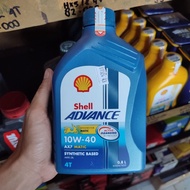 MESIN Shell Advance AX7 Matic 0.8L 10W-40 - Motorcycle Engine Oil