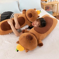 [PE] 53/70cm New Long Strip Capibala Plush Pillow Plush Toy Creative Large Capybara Sleeping Doll Bi