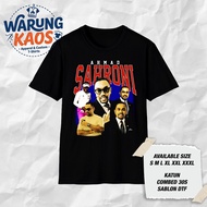 Ahmad Sahroni Parody T-Shirt - Cute Viral Men's Distro Meme Shirt Wanita [WARUNG T-SHIRT] - Cotton C