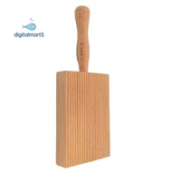 Pasta Making Board, Gnocchi Board, Beech Wood Gnocchi Board Butter Board Dough Scraper for Pasta and