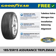 GOODYEAR TYRE 185/55R15 ASSURANCE TRIPLEMAX  (WITH INSTALLATION)