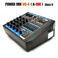 A‑ONE Power Mixer VQ4 200 W 4‑Channel | Bluetooth USB FM + DSP 16‑Effect
