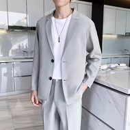 HUILISHI Fashionable Korean style mens long sleeve suit jacket
