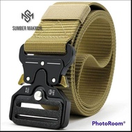 Ikat Pinggang Pria Kopel Tactical Military Buckle Cobra Gesper Outdoor