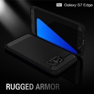 CASE SAMSUNG S7 S7 EDGE CASE CARBON RUGGED ARMOR ANTI SHOCKPROOF
