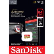 128GB 64GB 公司貨 SanDisk Extreme microSDXC TF U3 記憶卡 128G 64G