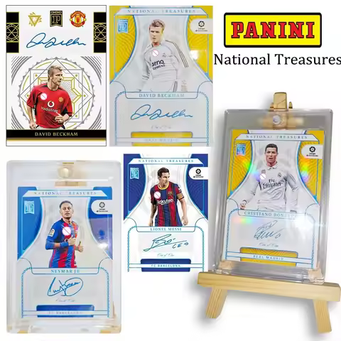 Panini star card DIY 2022 National Treasures Blockchain Cristiano Ronaldo David Beckham Neymar Messi