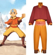 Avatar The Last Airbender Aang Anime Cosplay Costume Adult Suit Outfits Halloween Costume