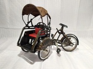 PROMO Miniatur Becak Bahan Kuningan (Kecil)