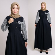 Amina Women's Ribbon Dress 4XL 5XL Carlina Fashion Long Maxi Dress