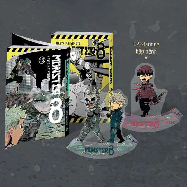 MONSTER #8 - Tập 13 - Bản Đặc Biệt - Dark Ver - Tặng Kèm 1 Bìa Thiết Kế Riêng + 2 Standee Bập Bênh