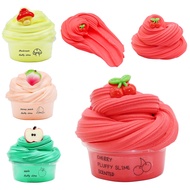 Slime Foaming Cotton Gel 60ML Tropical Stretch Cloud Slime Scented Charm Mud Stress Relief Kids Clay Toy