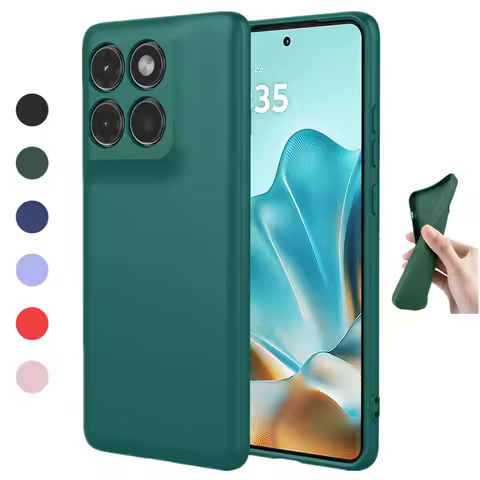 New Flexible Liquid Silicone TPU Phone Case For Motorola Moto G57 Power G06 G56 G86 5G Protective Co