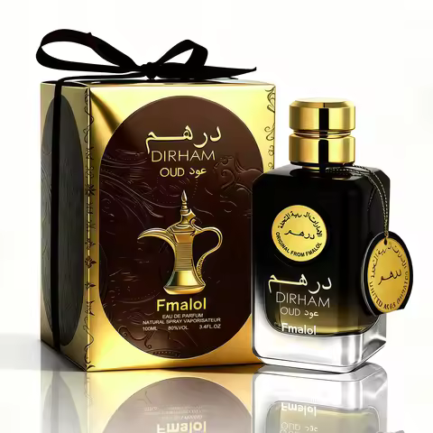 DIRHAM OUD EDP for Men,100ml. Oriental woody scent, long-lasting aroma. Luxury Dubai box, premium te