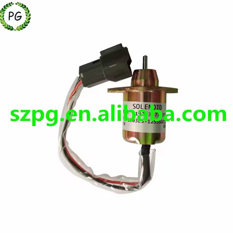 119233-77932 Fuel Shutdown Diesel Shut Off Solenoid 12V For Yanmar Kubota John Deere Tractor Engine