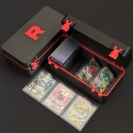 Pokemon Card Toploader Storage Box Pokemon Card Storage Box Large Capacity - Pokemon TCG Card Box
