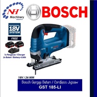BOSCH GST 185-LI - GERGAJI BATERI / CORDLESS JIGSAW