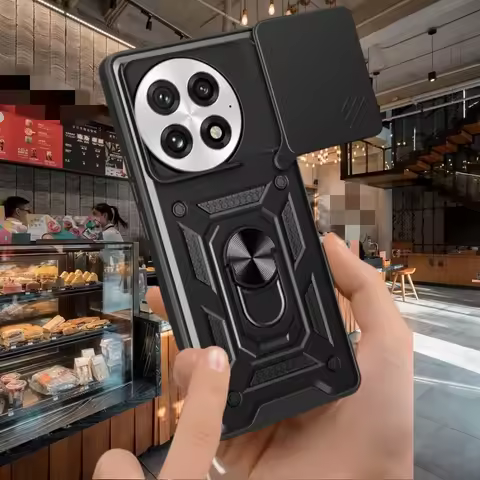 OnePlus 13 5G Case Slide Camera Lens Armor Cover for OnePlus13 1+13 ONEPLUS13 CPH2655 6.82" Car Magn