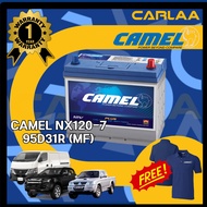 CAMEL Battery NX120-7MF/95D31RMF ///Isuzu Dmax / Hilux / Kia Sportage /MIT Storm