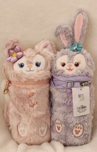 迪士尼 duffy Stella Lou linabell 水壺水樽連毛毛袋