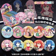 Bocchi the Rock 75mm Glow AR Blind Box Badge Hitori Gotoh Ryo Yamada Anime Pin with Photo Card & Pro