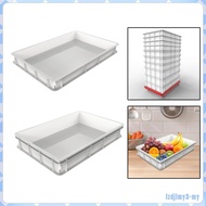 [LzdjlmyabMY] Pizza Dough Proofing Box Pizza Dough Tray Baking Accessories Stackable Food