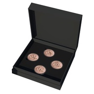 2025 Samoa Chinese Eaves Tile Series 25-cent Ultra-High Relief Proof Copper Coin Set (4pcs/set)