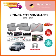 VORTEQ Honda City GM2/GM3 Year '08-'13 Magnetic Ninja shade Sun Shade Premium Quality uv protection