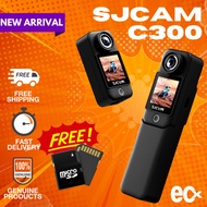 [Free SD Card] SJCAM C300 Dual Screen / C300 Pocket Action Camera WIFI 4K Thumb Camera 30M Waterproo