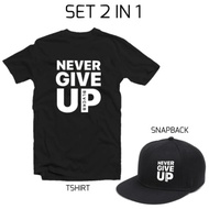SET COMBO NEVER GIVE UP 2 IN 1