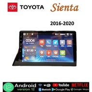 จอเเอนดรอยด์ตรงรุ่น Toyota Sienta ปี2016-2020 พร้อมหน้ากากและปลั๊กตรงรุ่น ไม่ต้องตัดต่อปลั๊กเดิม