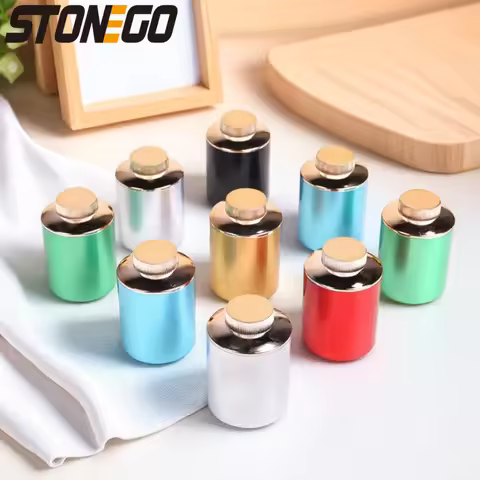 Airtight Stash Jar for Tobacco Tea Herbs Storage Smell Proof Aluminum Container Home Organization Su