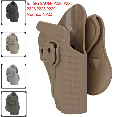 Hunting Gun Holster Quick Release Tactical Pistols Waist Belt Holder for SIG SAUER P220 P225, P226,
