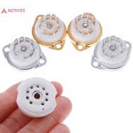 <Activee> 1Pc chassis mount 9pin ceramic tube socket for EL84 ECC82 6922 12AX7