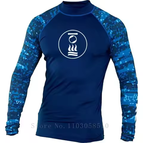 Fourth Element UV Protection Tights Rashguard Men Long Sleeve Swimsuit Swim Rash Guard Quick Dry Sur