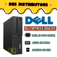 DELL OPTIPLEX 3050 SFF OFFICE WORK HOME PC DESKTOP CPU INTEL i3 Gen7 DDR4 SSD WINDOWS 10 PRO GENUINE