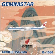 GeminiStar China International Airlines Airlines A350-900 B-1086 Alloy Aircraft Model 1/400
