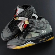 AIR J0RD ** Original Standard 1: 1 Autumn Winter Hot-selling Black Cicada Wing Jordan 5th Generation