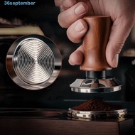 SEPTEMBER Coffee Tamper, 51/53/58MM Flat/threaded Bottom Coffee Leveler, Professional Self-reboundin