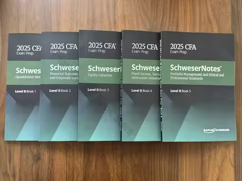 2025 CFA Level 2 Exam Prep: Schweser Notes for Quantitative Methods, Financial Statements, Equity,Fi